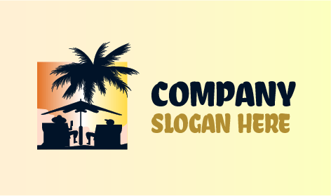 Enjoyable Summer Beach Day Logo