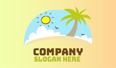 Premium Tourism Summer Logo