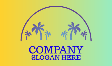 Magnifique Logo D'Été Violet