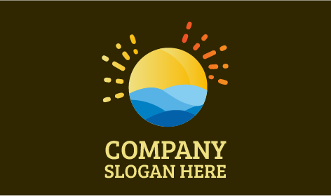 Mavi Dağ Güneşi Logosu