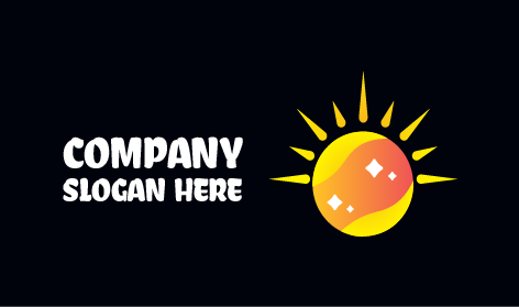 Logo Soleil Orange Jaune