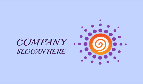 Logo Raggio Di Sole Viola