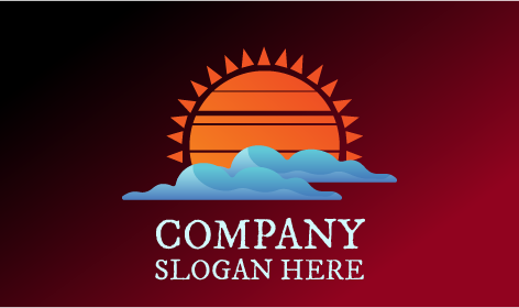 Piedra Azul Nubes Sol Logo