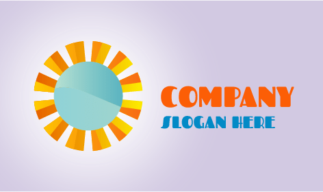 Logo Soleil Jaune Vif