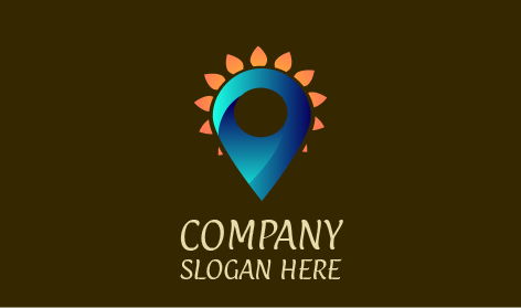 Logo Tanda Navigasi Bunga Matahari