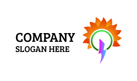 Logo Bunga Matahari Badai Petir