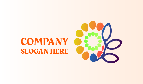 Logo Girasole Foglie Vibranti