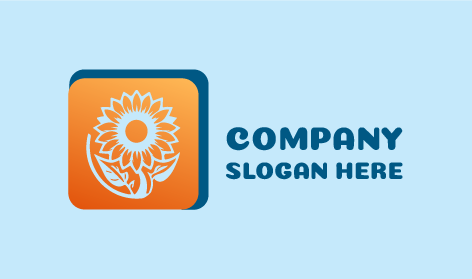 White Sunflower Art Logo