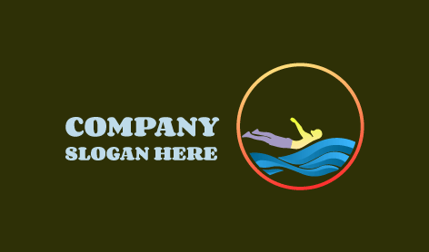 Sırtüstü Yüzme Tekniği Logosu