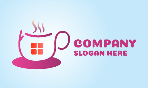 Cup with a Window Tea Logo