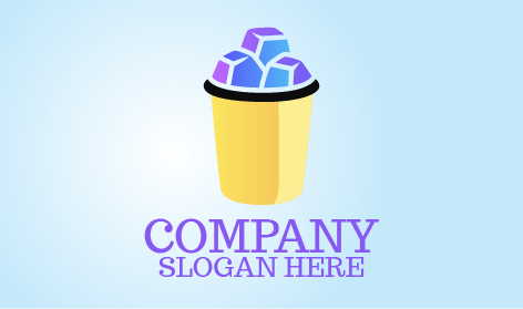 Ideia De Logotipo De Chá Gelado