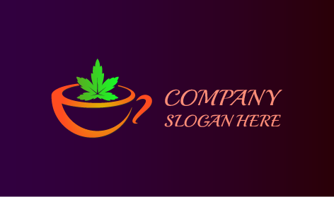 Logotipo De Té De Vapor Arremolinado