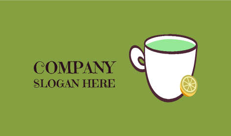 Logotipo De Chá De Limão Natural