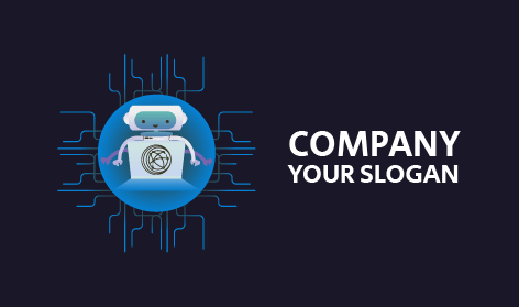 Logótipo Da Tecnologia De Inteligência Artificial