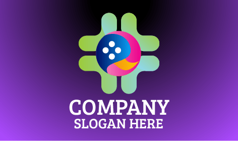 Logotipo De Tecnologia Verde Florescente