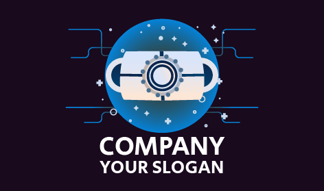 Logótipo Da Tecnologia De Automação Robótica