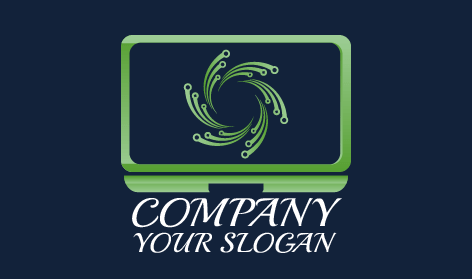 Logotipo Del Circuito De Flujo Tecnológico