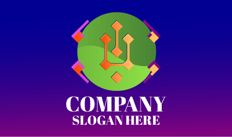 Logo De La Technologie Du Noyau De Silicium