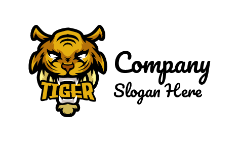 Logo Harimau Bergigi Kepal
