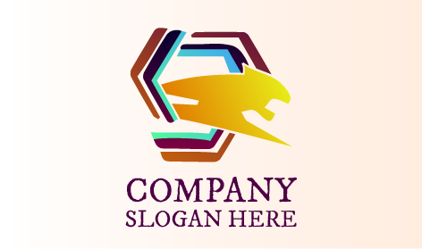 Logo Harimau Yang Berlari Dengan Ganas