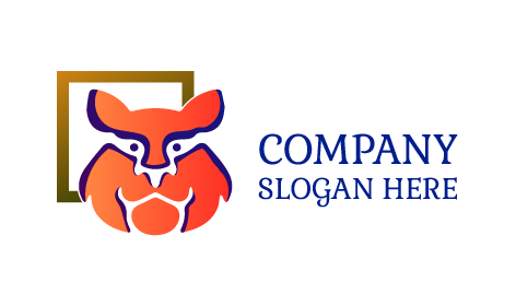 Logo Harimau Kotak Emas