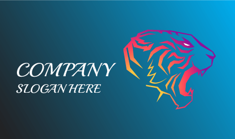 Logo Harimau Mengaum Yang Megah