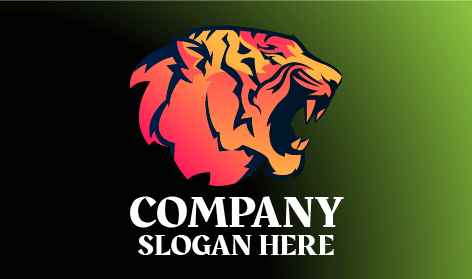 Logo Harimau Yang Sangat Ganas