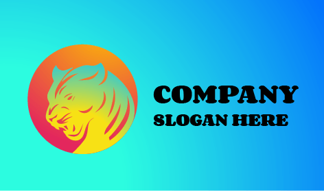 Logo Harimau Marah Kekuningan