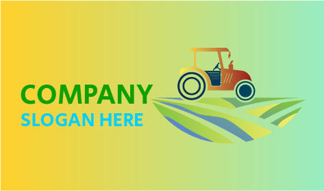 Classy Farming Tractor Logo