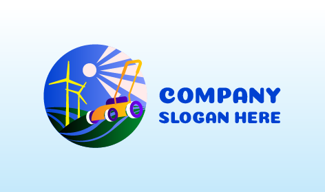 Logótipo Do Trator Manual Laranja