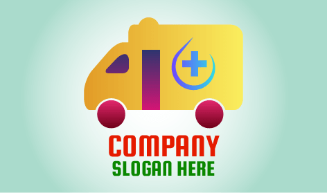 Logo De Transport Par Ambulance Médicale
