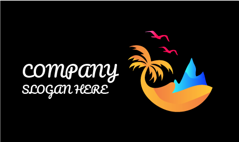 Logo Perjalanan Laut Yang Menawan