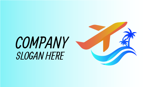 Beach Scenic Travel Logo