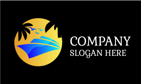 Exciting Seashore Travel Logo