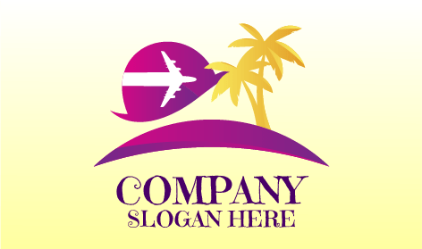 Seaside Trip Travel Logo