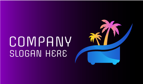 Logotipo De Viajes A Islas Tropicales