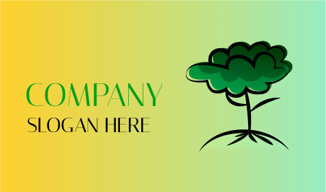 Logo Pohon Elegan Artistik