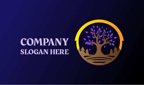 Logo Brown Scenery Tree