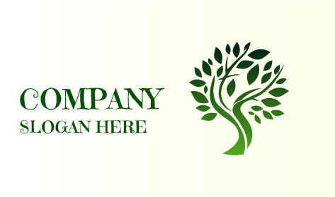 Logo Pohon Hijau Yang Memukau