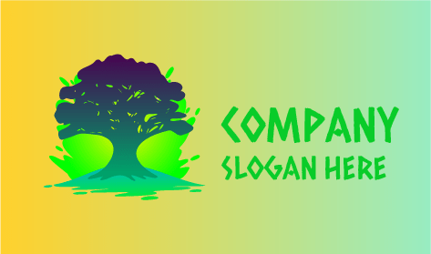 Lime Green Tree Logo