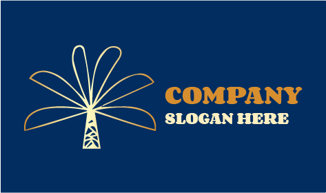 Logo Minimaliste Avec Contour D'arbre