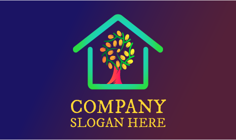 Vibrant Tree Farmhouse Logo