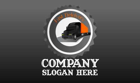 Fast Delivery Trucking Logo