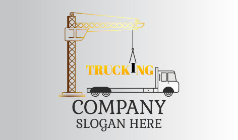 Golden Crane Trucking Logo