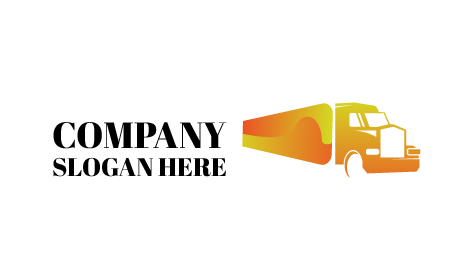 Gradient Flat Trucking Logo