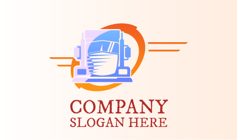 Ice Blue Trucking Logo