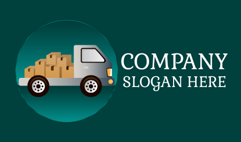 Parcel Delivery Trucking Logo