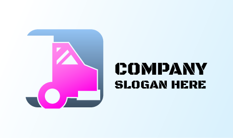 Logotipo De Transporte De Camiones Profesional