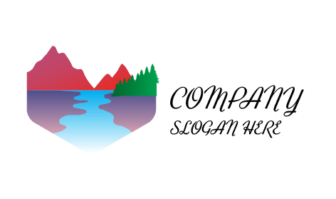 Colorful Beautiful Valley Logo