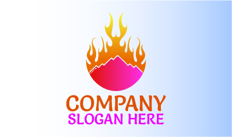 Ateşli Dağ Yanardağ Logosu